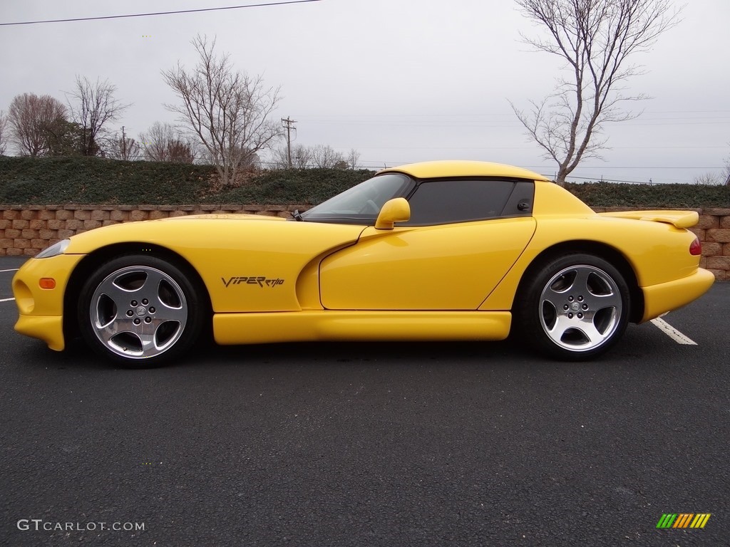 2001 Viper RT-10 - Viper Race Yellow / Black photo #4
