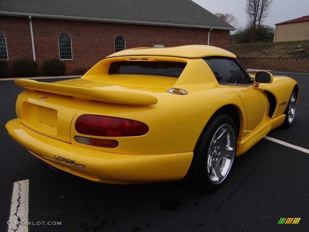 2001 Viper RT-10 - Viper Race Yellow / Black photo #7