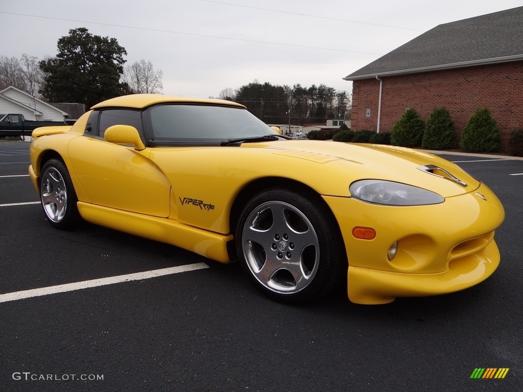 2001 Viper RT-10 - Viper Race Yellow / Black photo #9