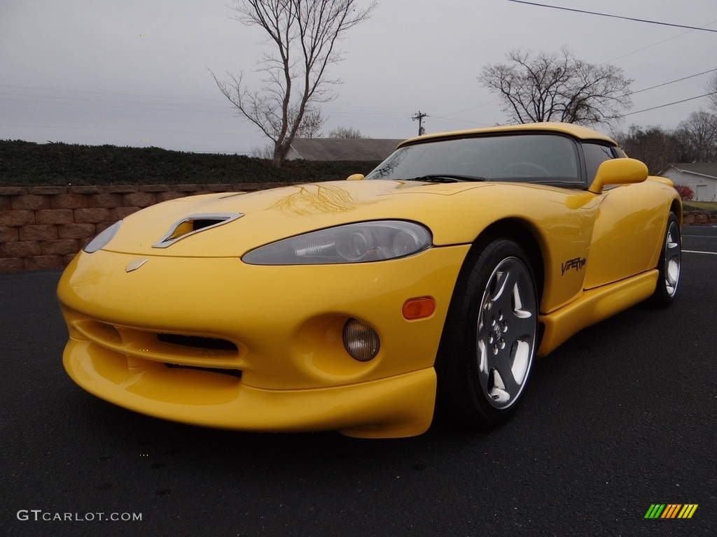 2001 Viper RT-10 - Viper Race Yellow / Black photo #11