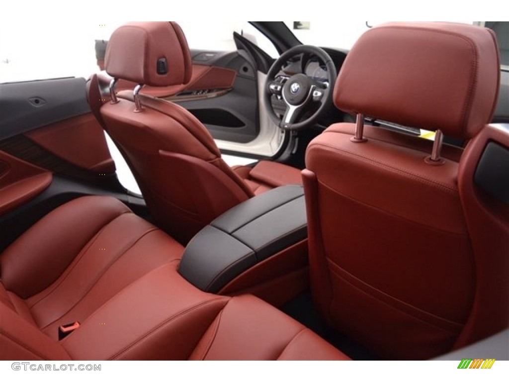 2017 6 Series 640i Convertible - Alpine White / Vermilion Red photo #19
