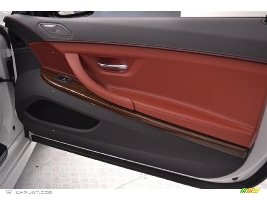 2017 6 Series 640i Convertible - Alpine White / Vermilion Red photo #20