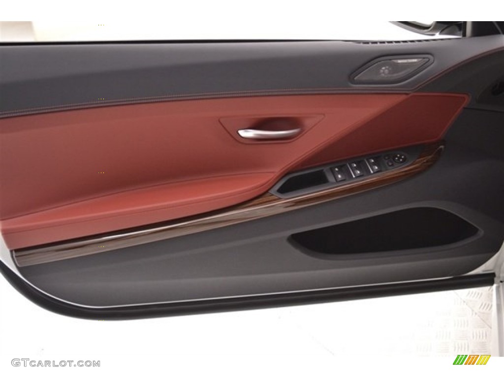 2017 6 Series 640i Convertible - Alpine White / Vermilion Red photo #21