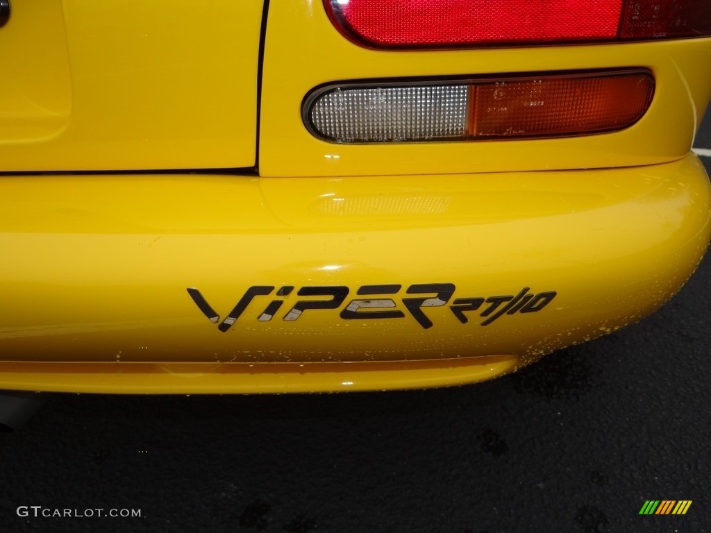 2001 Viper RT-10 - Viper Race Yellow / Black photo #16