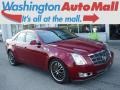 2008 Crystal Red Cadillac CTS 4 AWD Sedan  photo #1