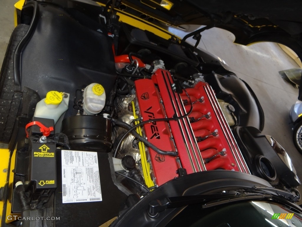 2001 Viper RT-10 - Viper Race Yellow / Black photo #39