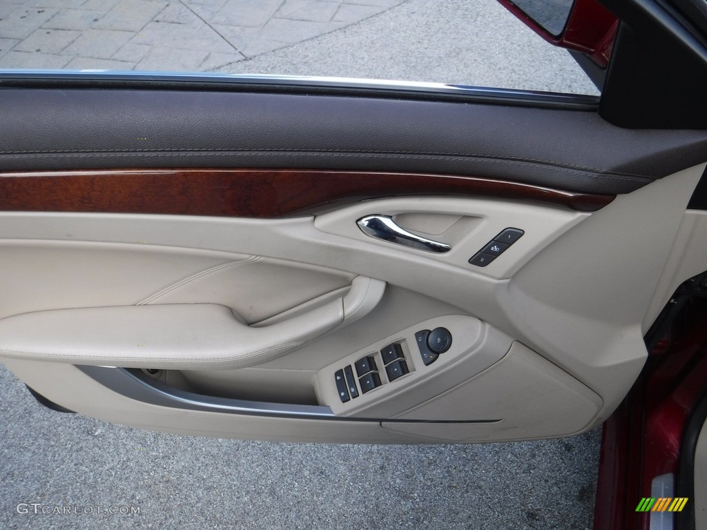 2008 CTS 4 AWD Sedan - Crystal Red / Cashmere/Cocoa photo #13