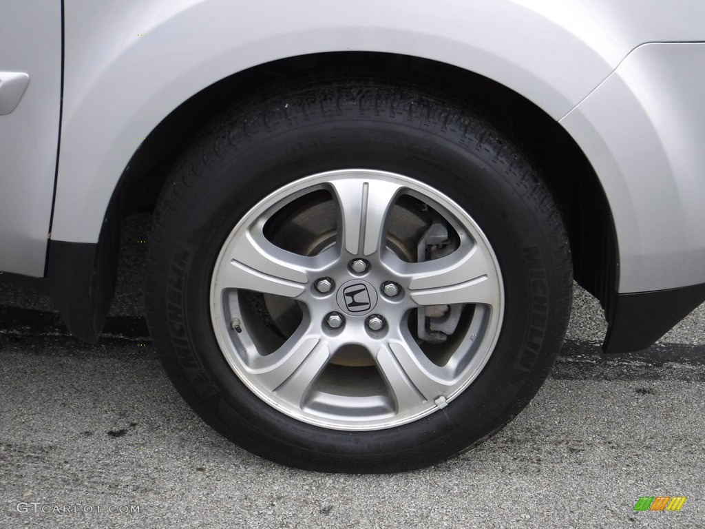 2015 Pilot EX-L 4WD - Alabaster Silver Metallic / Black photo #3