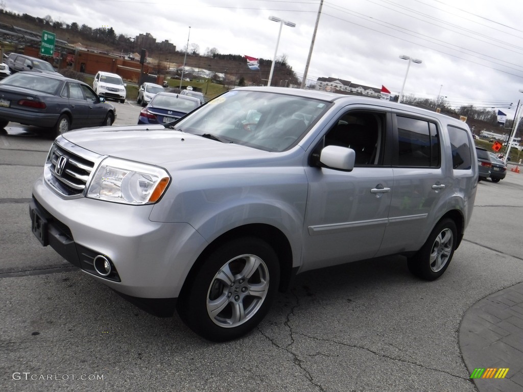 2015 Pilot EX-L 4WD - Alabaster Silver Metallic / Black photo #6