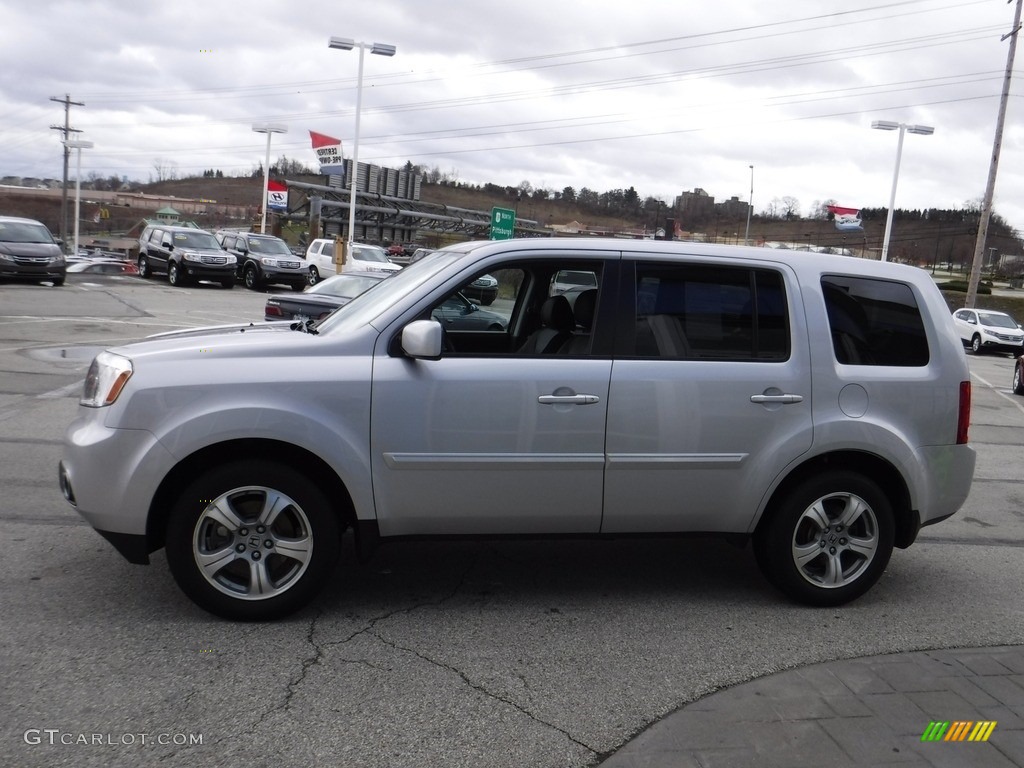2015 Pilot EX-L 4WD - Alabaster Silver Metallic / Black photo #7