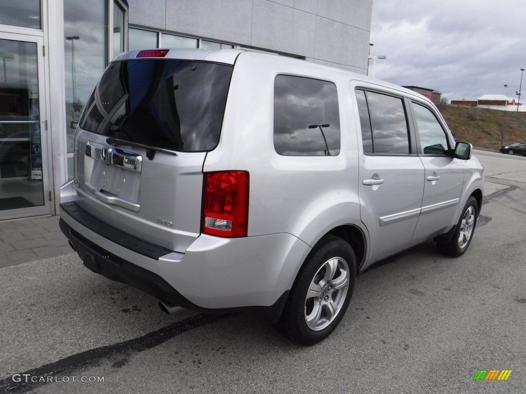 2015 Pilot EX-L 4WD - Alabaster Silver Metallic / Black photo #9