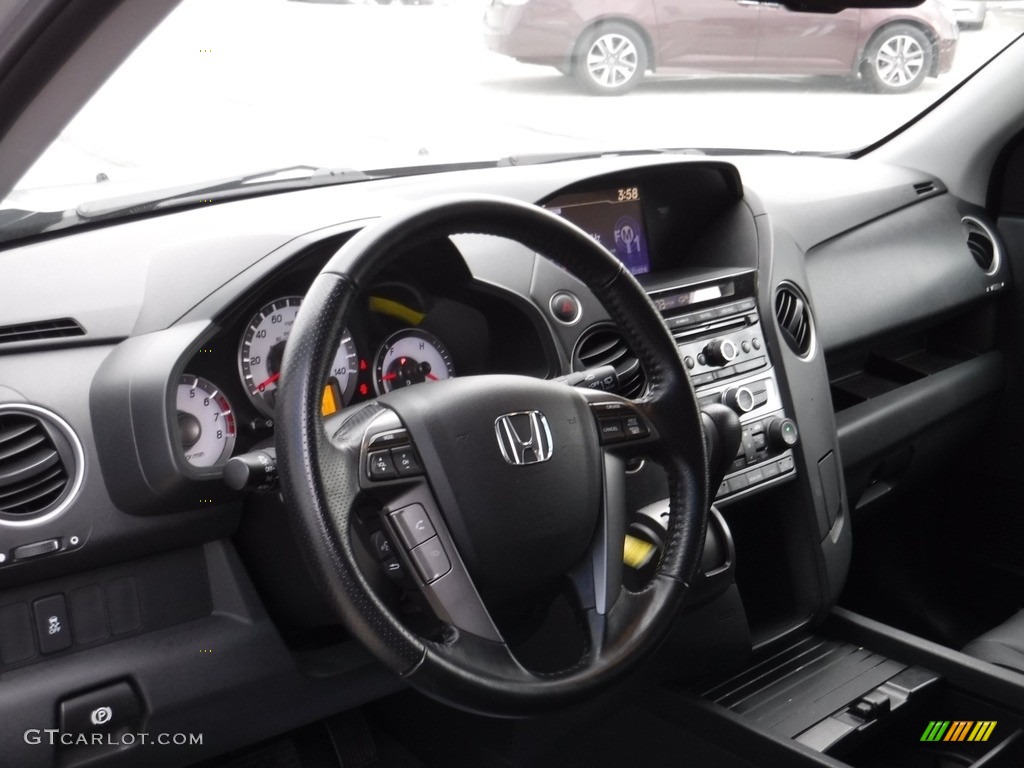 2015 Pilot EX-L 4WD - Alabaster Silver Metallic / Black photo #10