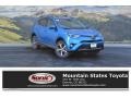 2017 Electric Storm Metallic Toyota RAV4 XLE  photo #1