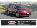 2017 Salsa Red Pearl Toyota Sienna Limited AWD  photo #1