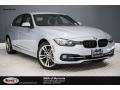 2017 Glacier Silver Metallic BMW 3 Series 330i Sedan  photo #1