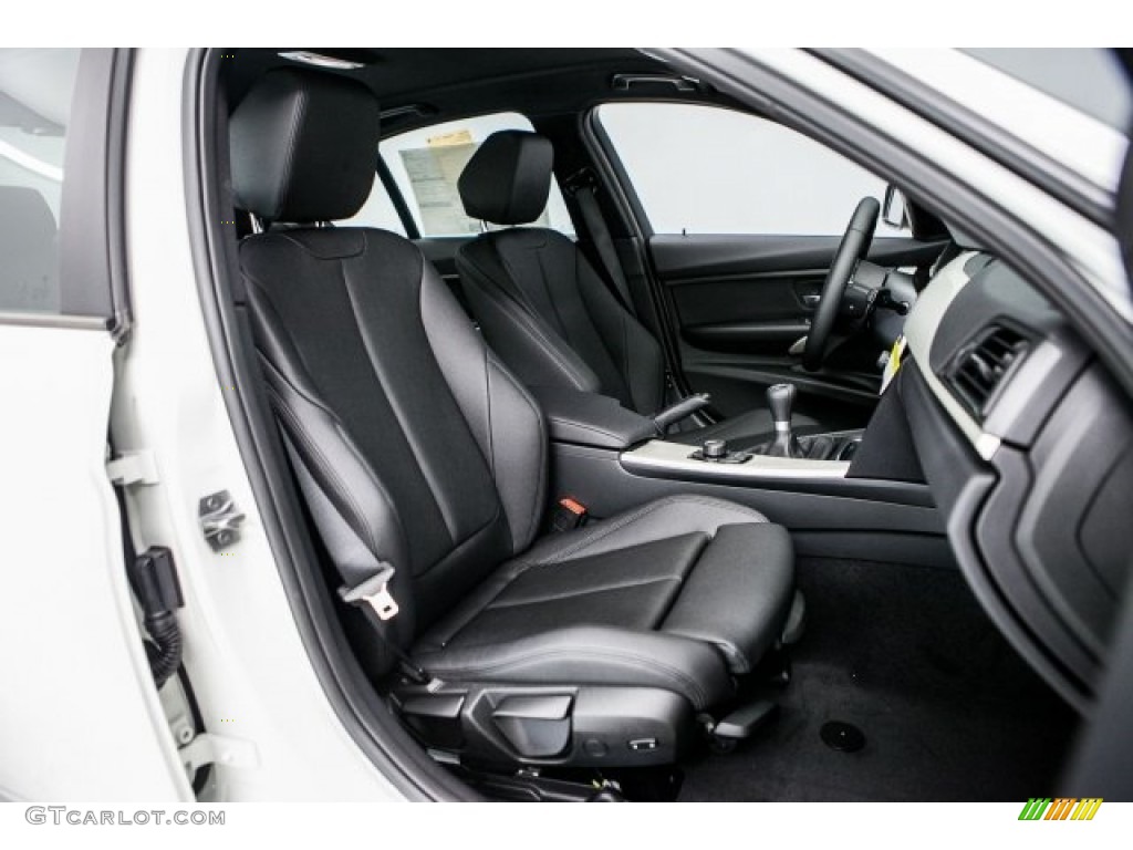 2017 3 Series 320i Sedan - Alpine White / Black photo #2