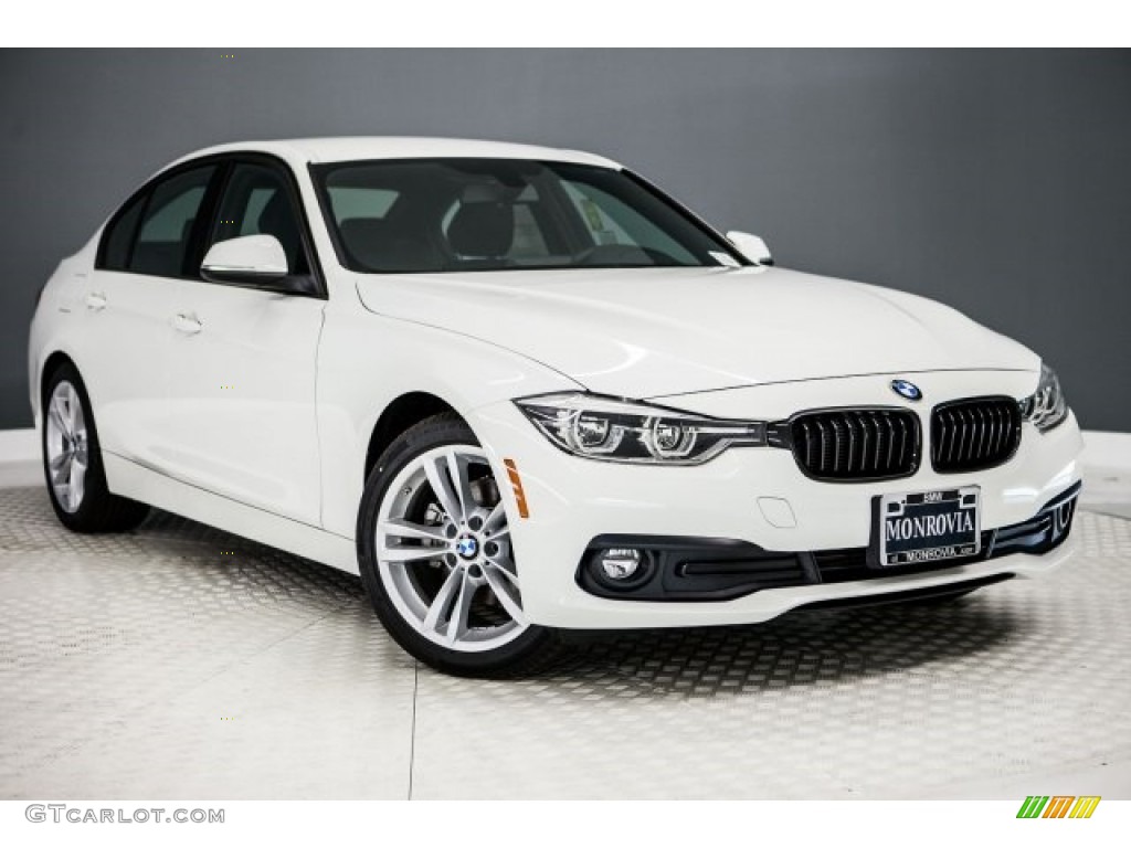 2017 3 Series 320i Sedan - Alpine White / Black photo #12