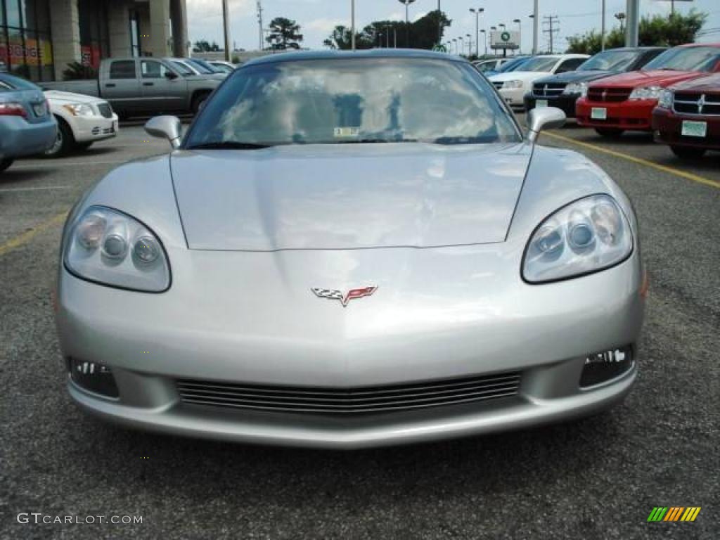 2005 Corvette Coupe - Machine Silver / Ebony photo #8