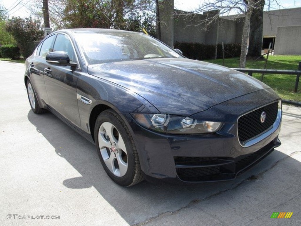 2017 XE 25t - Dark Sapphire Blue / Jet photo #2
