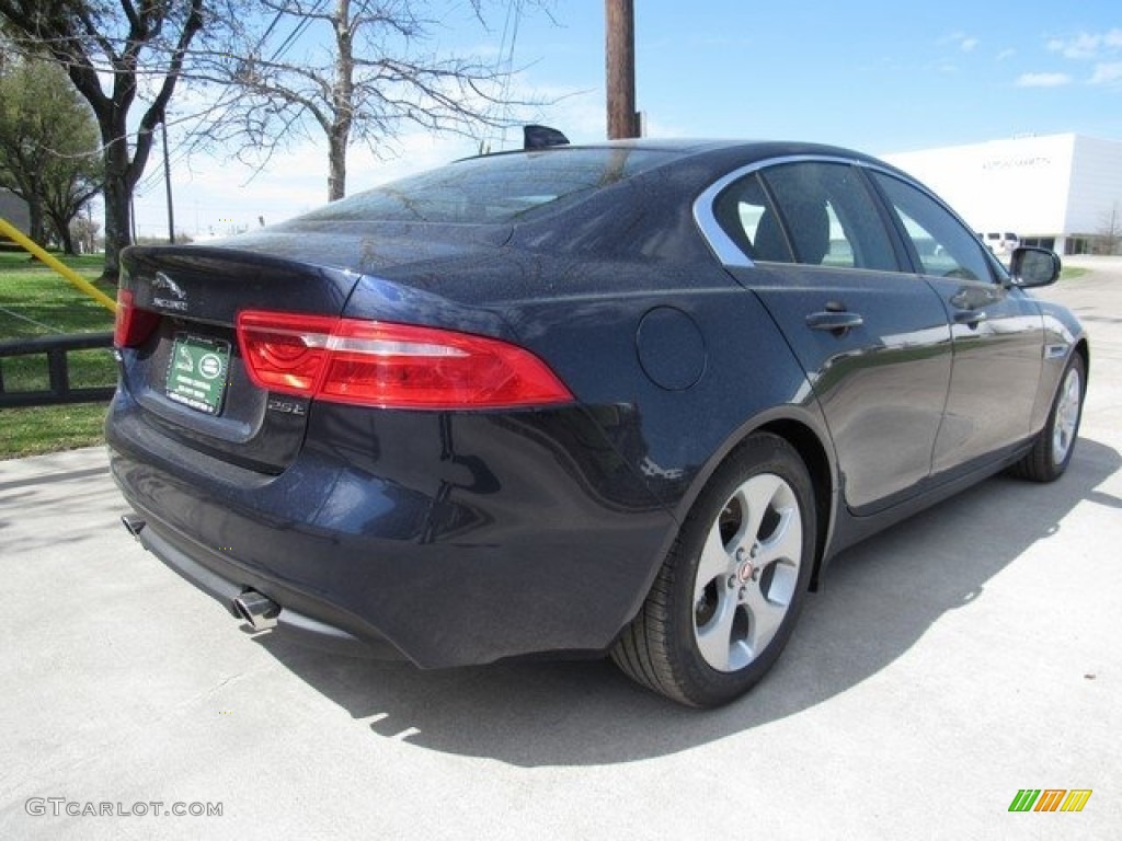 2017 XE 25t - Dark Sapphire Blue / Jet photo #7