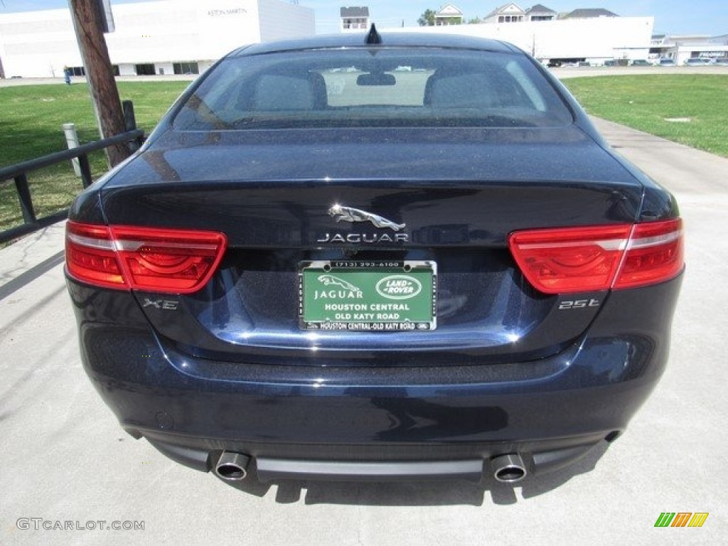 2017 XE 25t - Dark Sapphire Blue / Jet photo #8