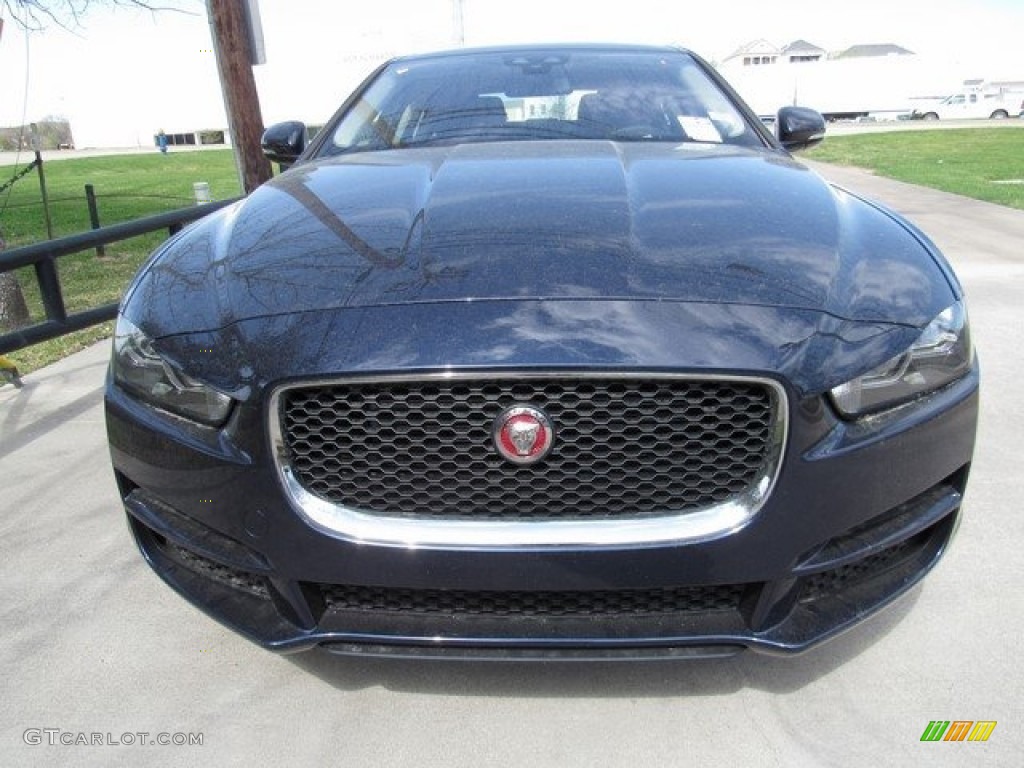2017 XE 25t - Dark Sapphire Blue / Jet photo #9