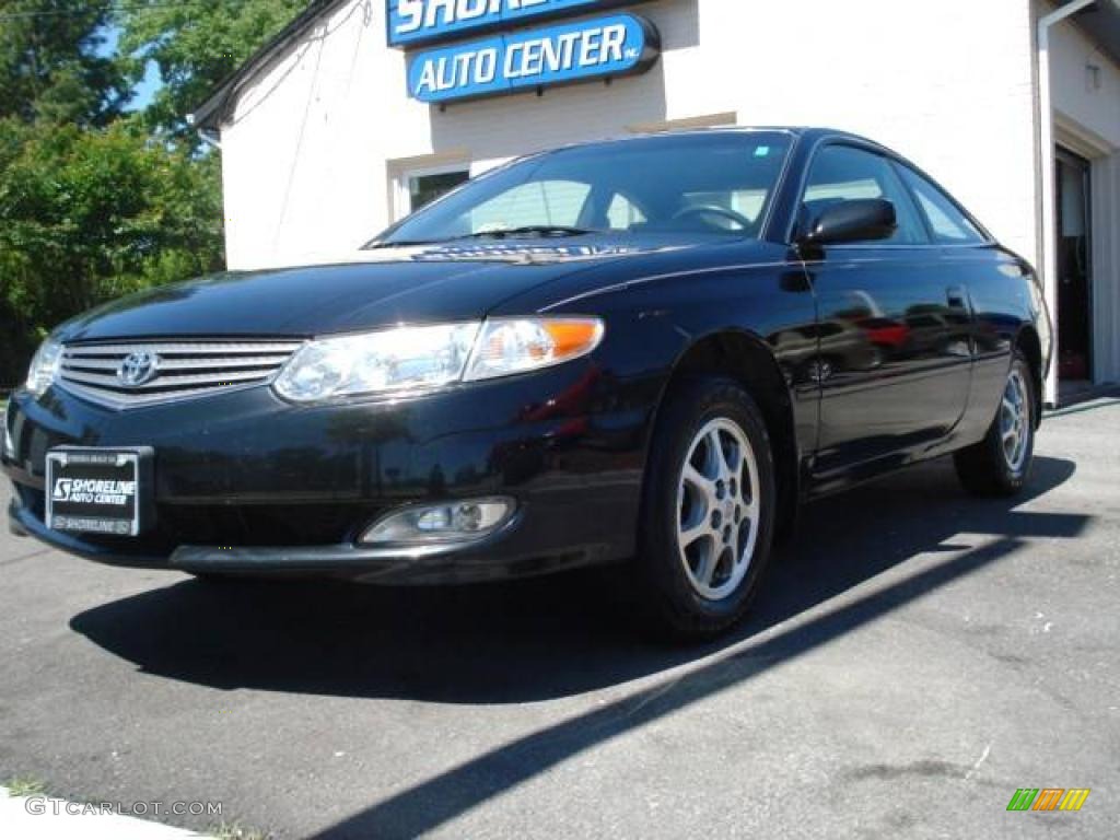 2003 Solara SE Coupe - Black Sand Pearl / Charcoal photo #1