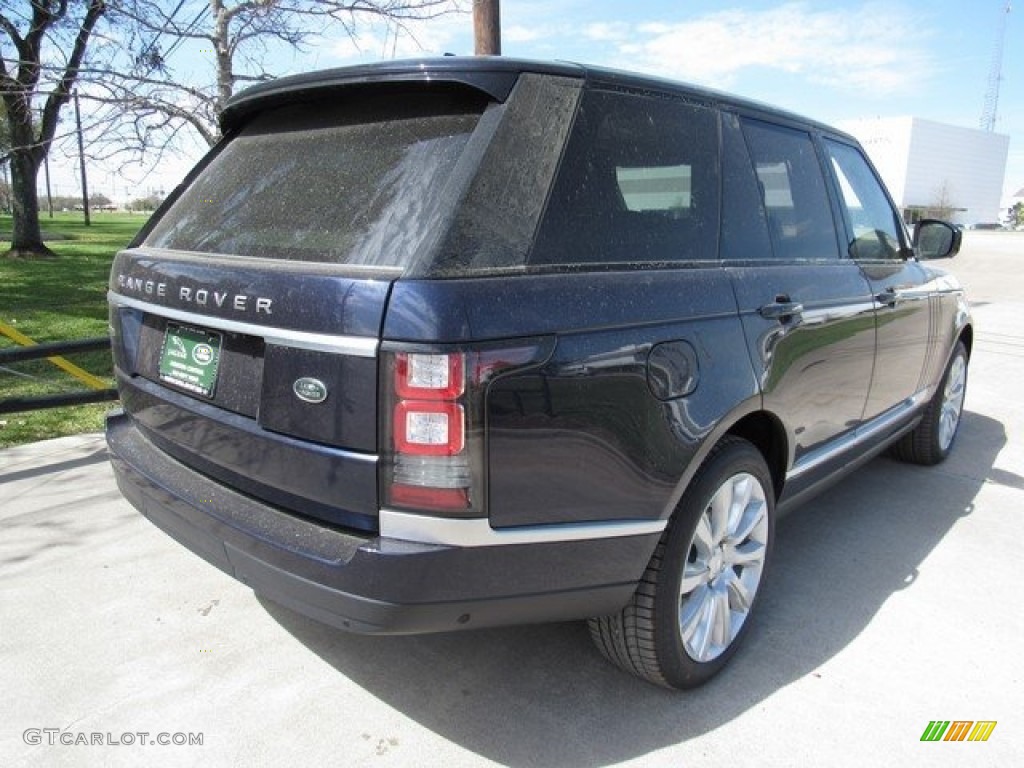 2017 Range Rover Supercharged - Loire Blue Metallic / Espresso/Almond photo #7