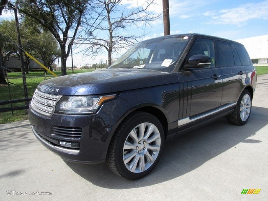 2017 Range Rover Supercharged - Loire Blue Metallic / Espresso/Almond photo #10