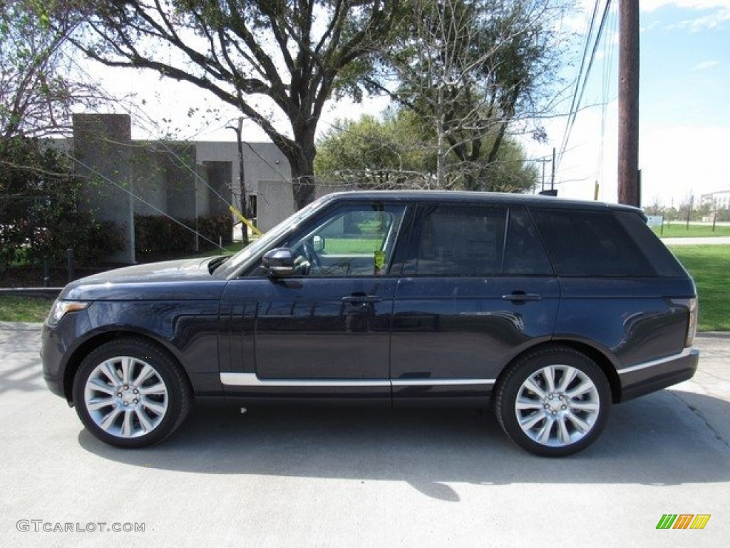 2017 Range Rover Supercharged - Loire Blue Metallic / Espresso/Almond photo #11