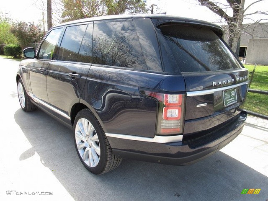 2017 Range Rover Supercharged - Loire Blue Metallic / Espresso/Almond photo #12