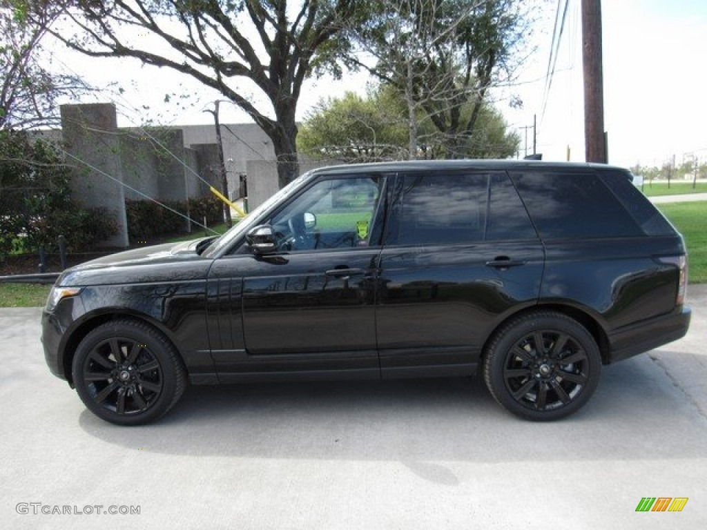 2017 Range Rover Supercharged - Santorini Black Metallic / Ebony/Ebony photo #11