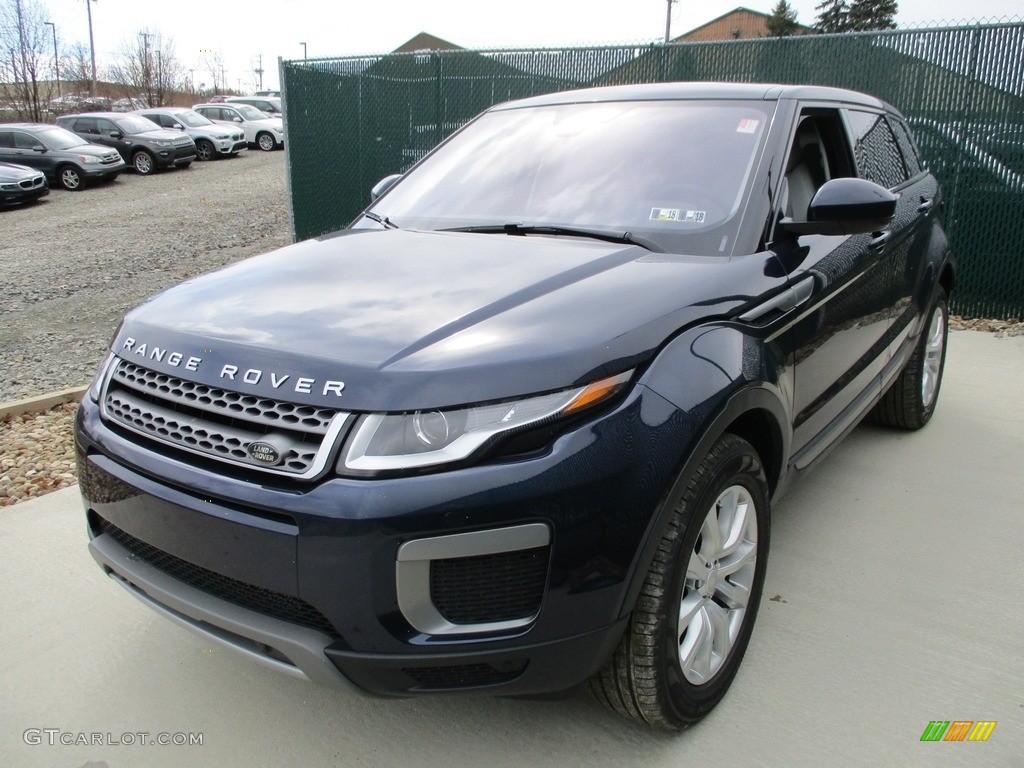 2017 Range Rover Evoque SE - Loire Blue Metallic / Cirrus/Lunar photo #7