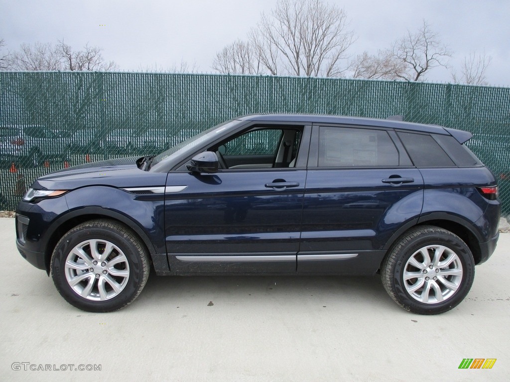 2017 Range Rover Evoque SE - Loire Blue Metallic / Cirrus/Lunar photo #8