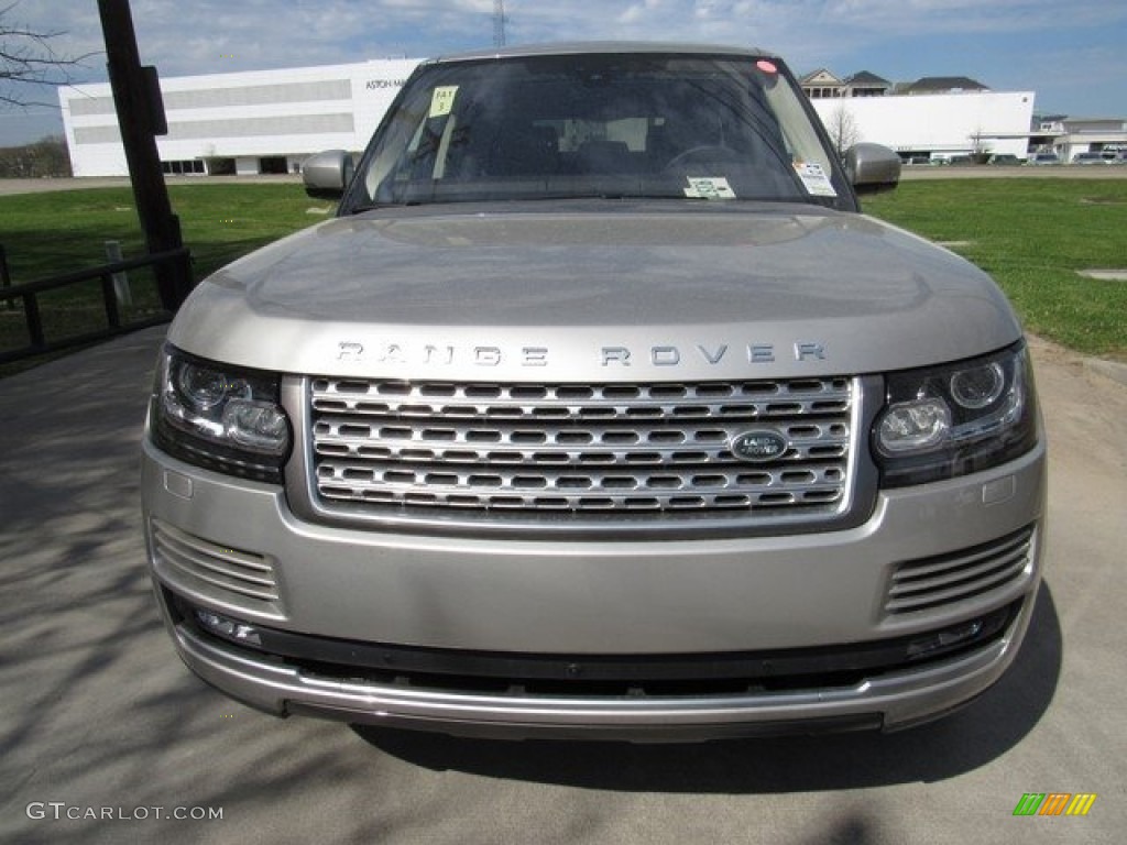 2017 Range Rover HSE - Aruba Metallic / Espresso/Almond photo #9