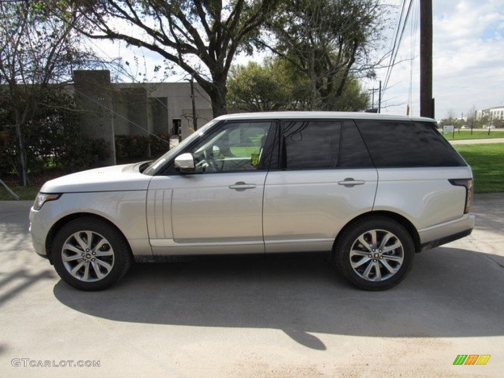 2017 Range Rover HSE - Aruba Metallic / Espresso/Almond photo #11