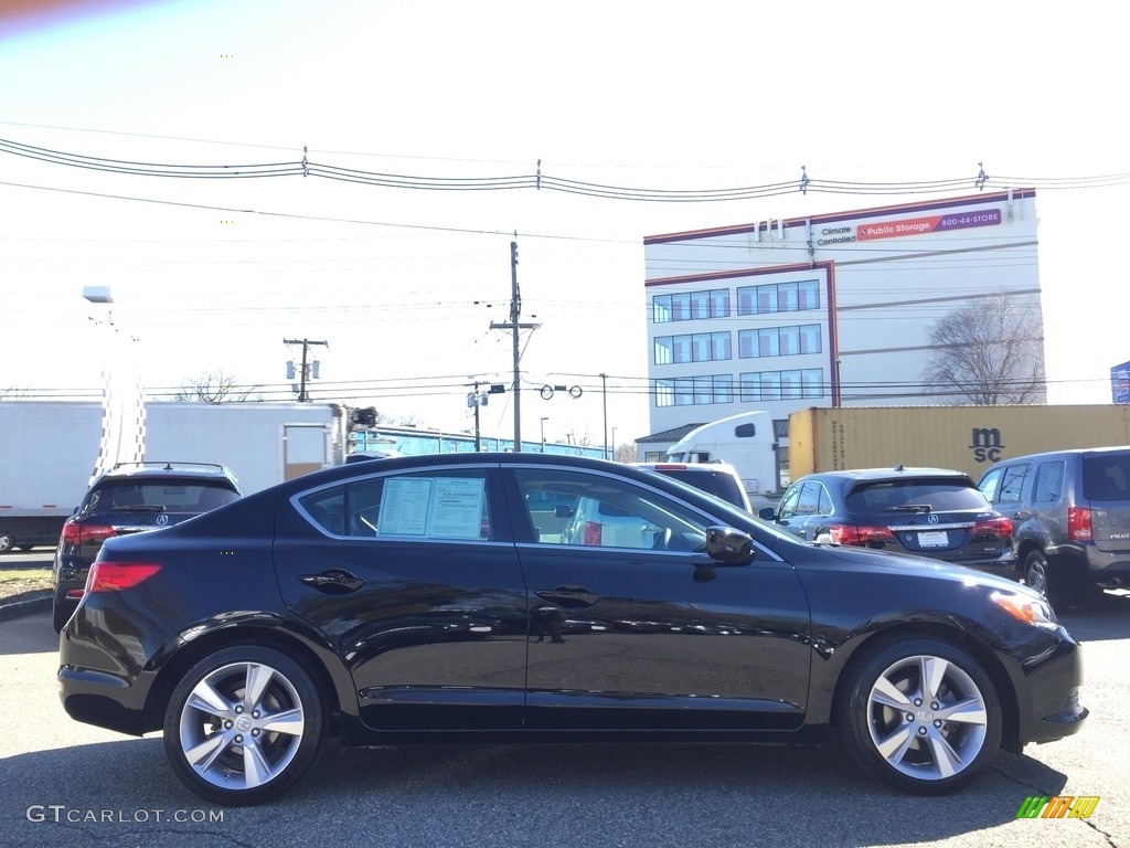 2014 ILX 2.0L - Crystal Black Pearl / Ebony photo #2