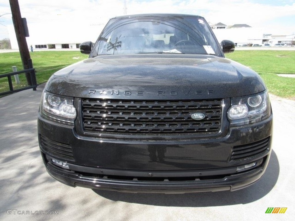 2017 Range Rover HSE - Santorini Black Metallic / Ebony/Ebony photo #9