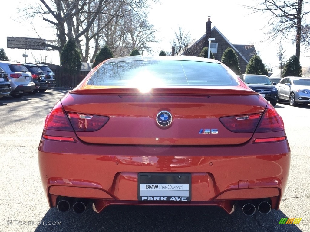 2015 M6 Coupe - Sakhir Orange Metallic / Sakhir Orange/Black photo #4