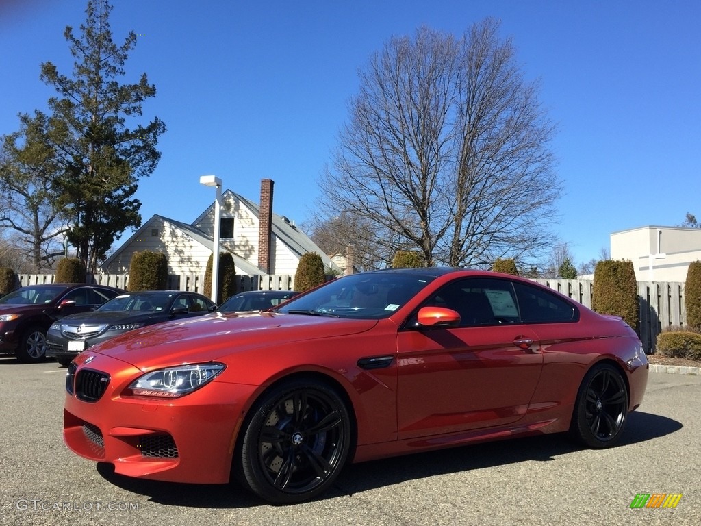 2015 M6 Coupe - Sakhir Orange Metallic / Sakhir Orange/Black photo #7