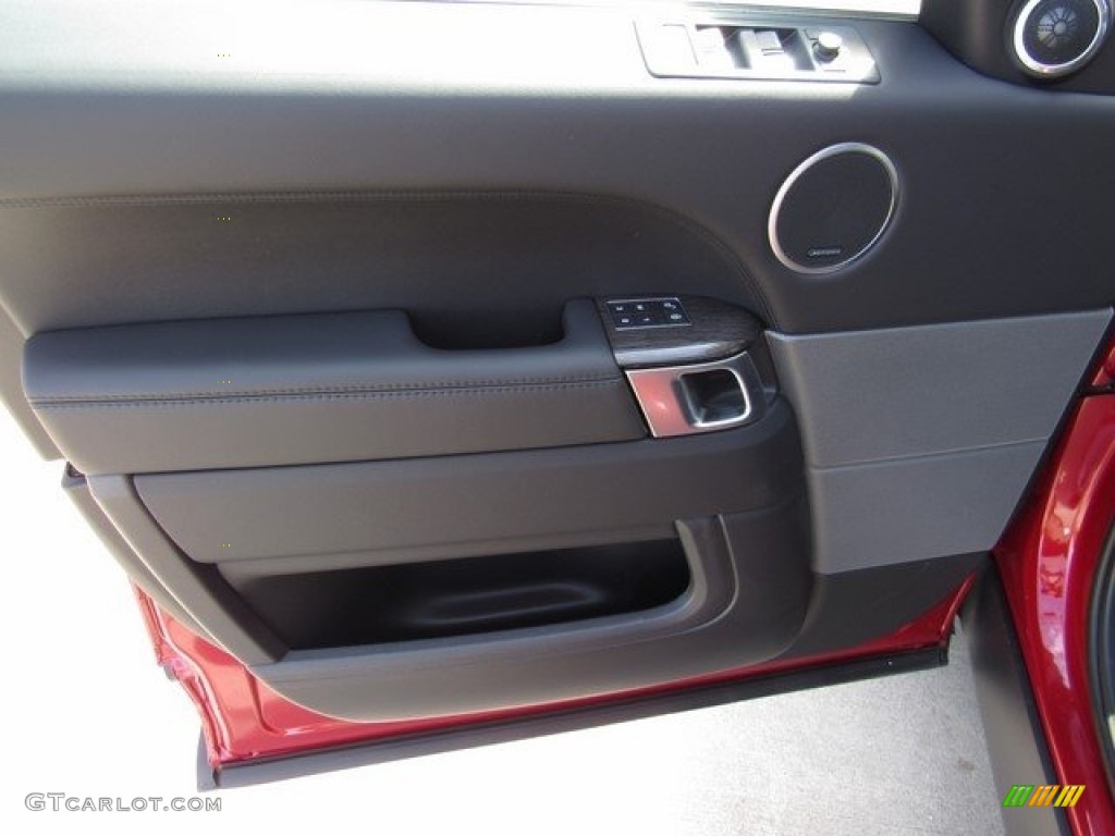 2017 Land Rover Range Rover Sport HSE Ebony/Ebony Door Panel Photo #119056562