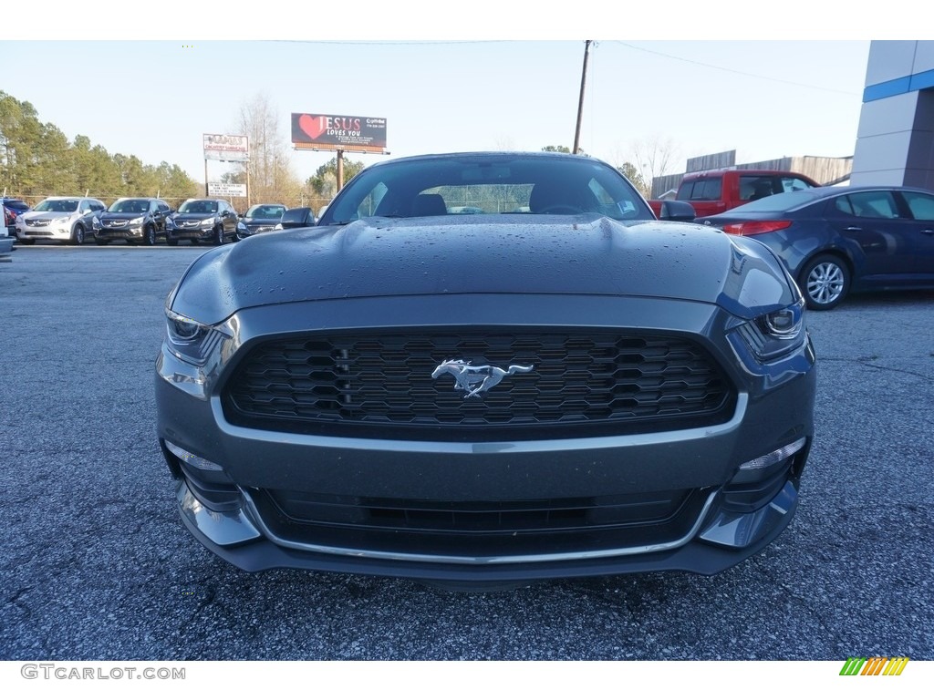 2016 Mustang V6 Coupe - Magnetic Metallic / Ebony photo #3