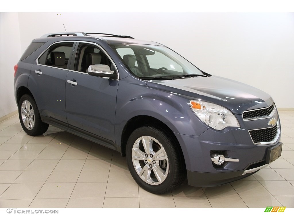 2011 Equinox LTZ - Twilight Blue Metallic / Light Titanium/Jet Black photo #1