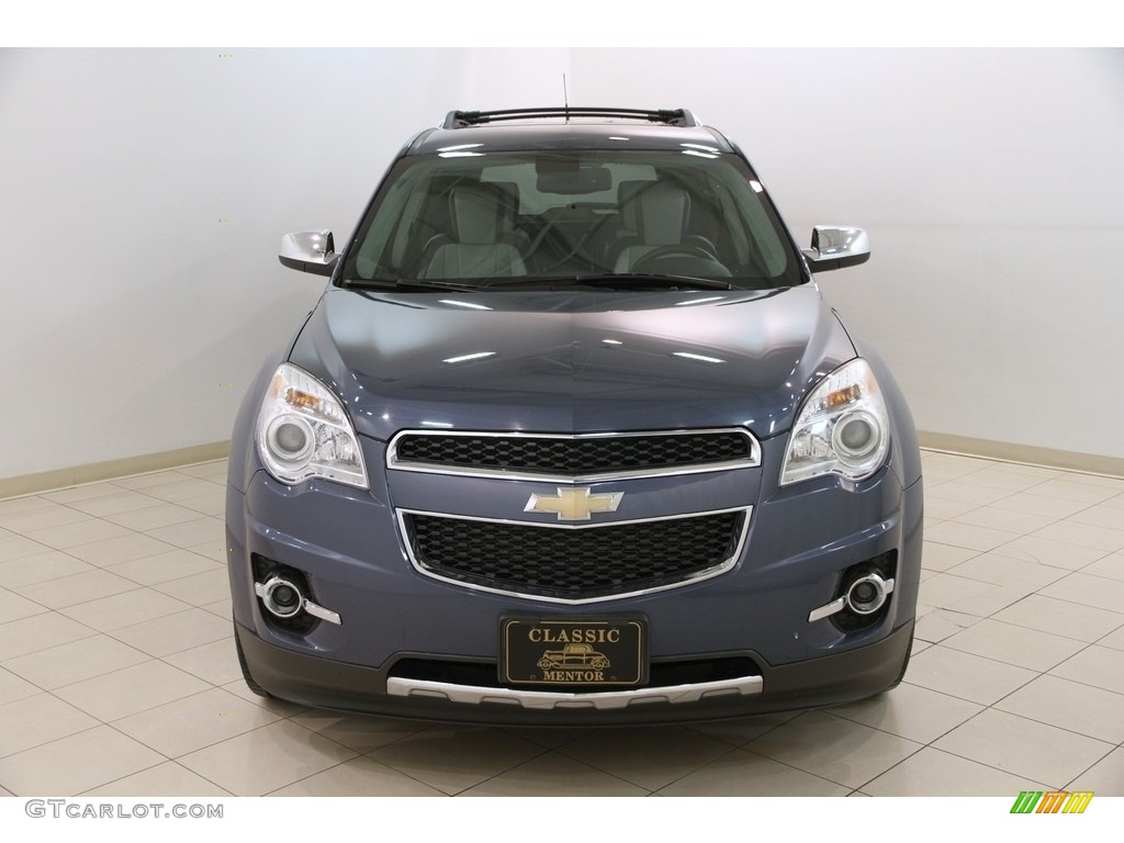 2011 Equinox LTZ - Twilight Blue Metallic / Light Titanium/Jet Black photo #2