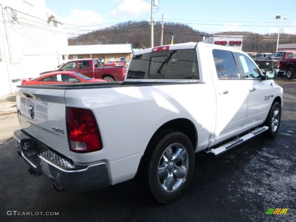 2014 1500 SLT Crew Cab 4x4 - Bright White / Canyon Brown/Light Frost Beige photo #5