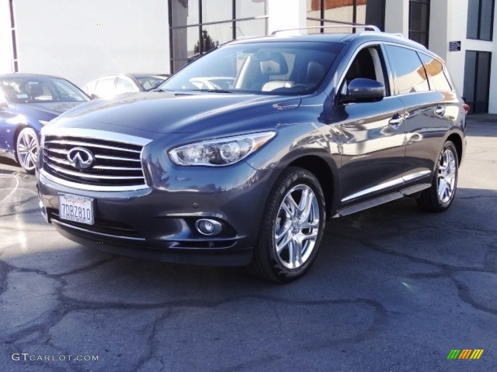 2014 QX60 3.5 AWD - Diamond Slate / Graphite photo #2