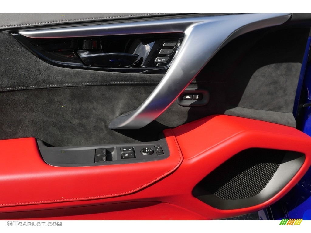 2017 Acura NSX Standard NSX Model Red Door Panel Photo #119058971
