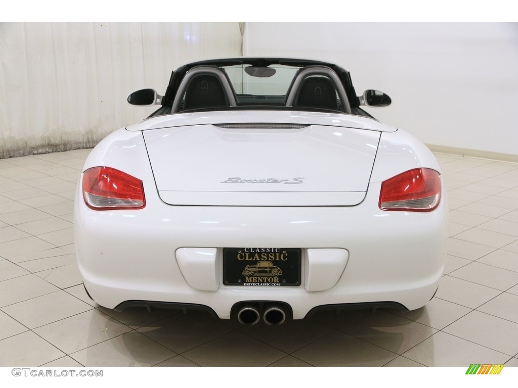 2010 Boxster S - Carrara White / Black photo #22