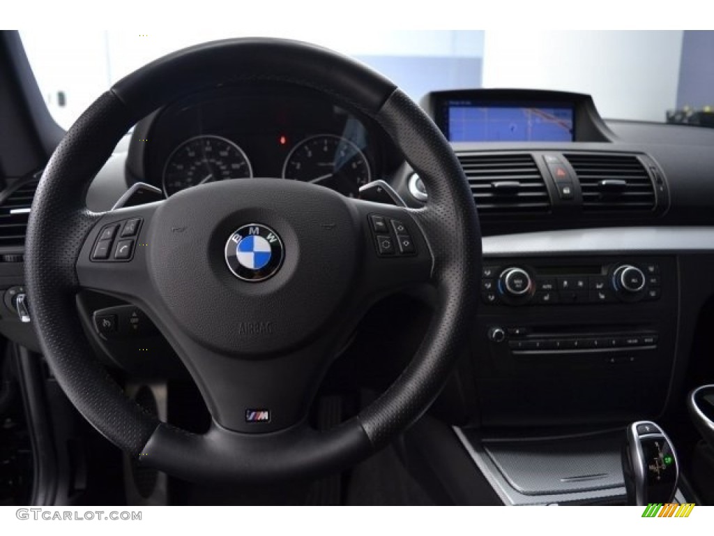 2013 1 Series 135is Coupe - Jet Black / Black photo #29