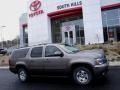 2013 Mocha Steel Metallic Chevrolet Suburban LT 4x4  photo #2